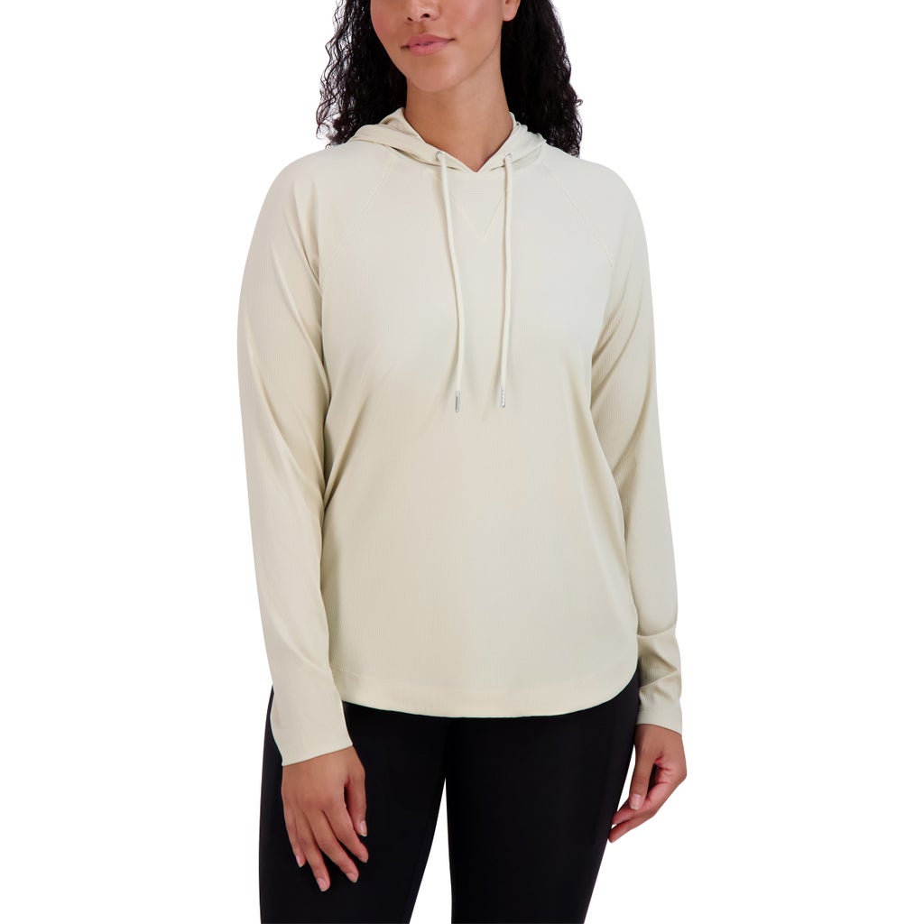 Sage Women's Long Sleeve Ribbed Hoodie