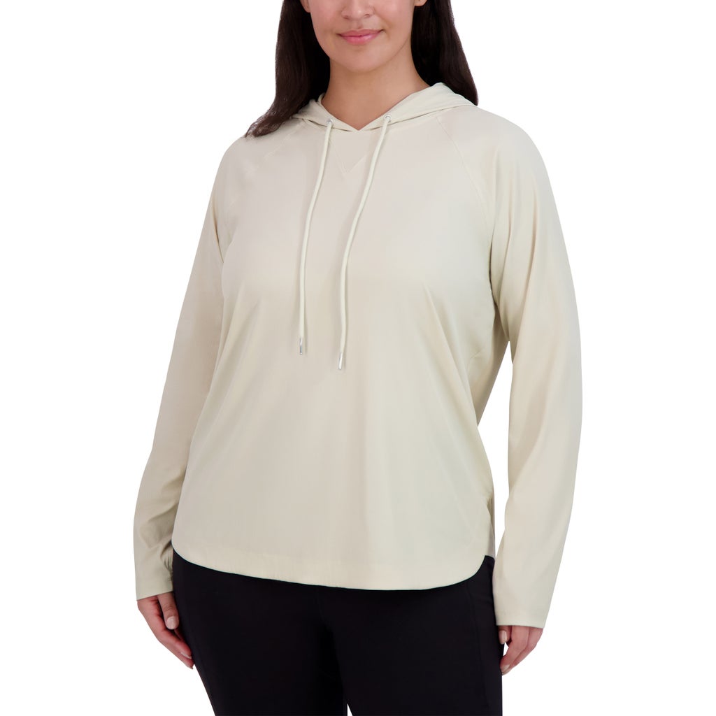 Sage Women's Long Sleeve Ribbed Hoodie