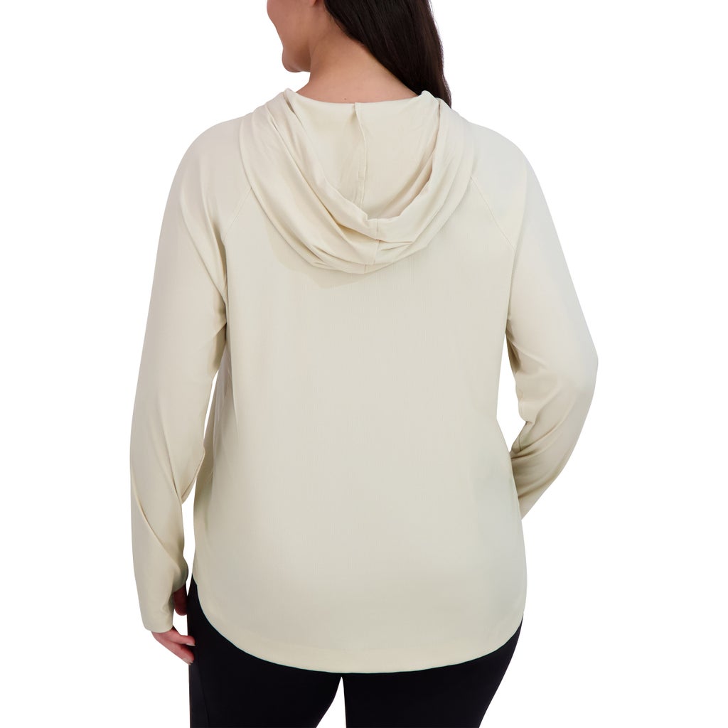 Sage Women's Long Sleeve Ribbed Hoodie