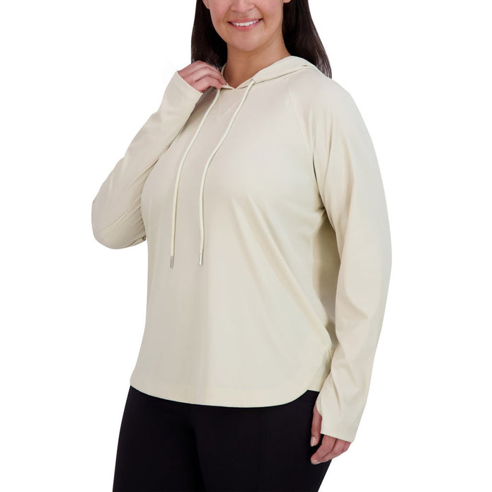 Sage Women's Long Sleeve Ribbed Hoodie