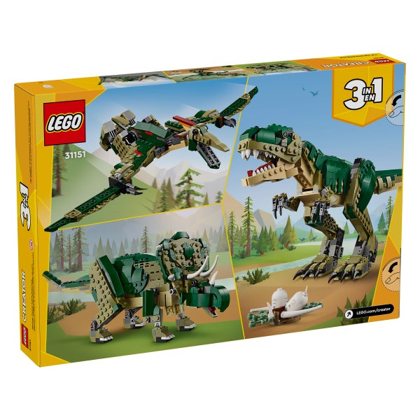 LEGO Creator 3 in 1 T. rex Dinosaur Toy