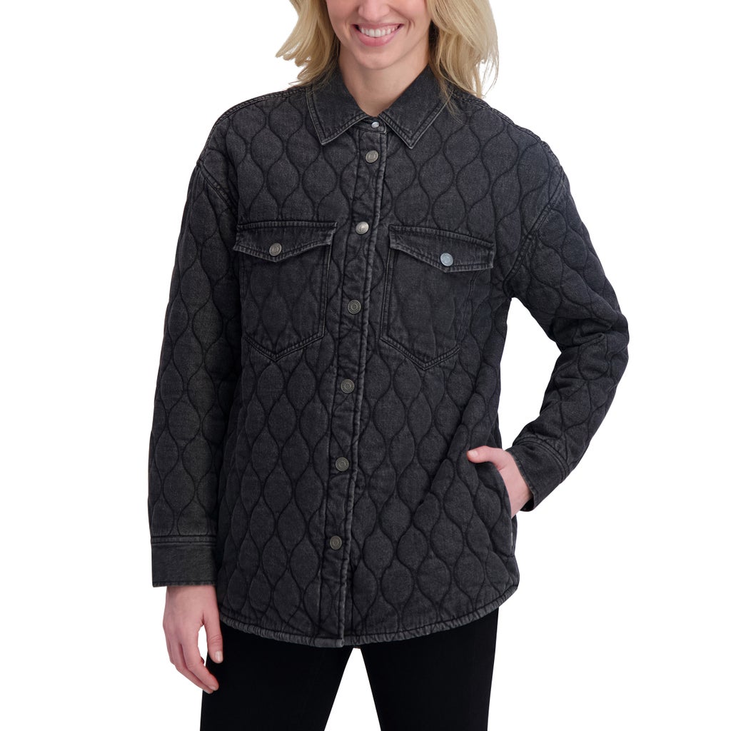Pepe Jeans Women’s Denim Shirt Jacket - Black