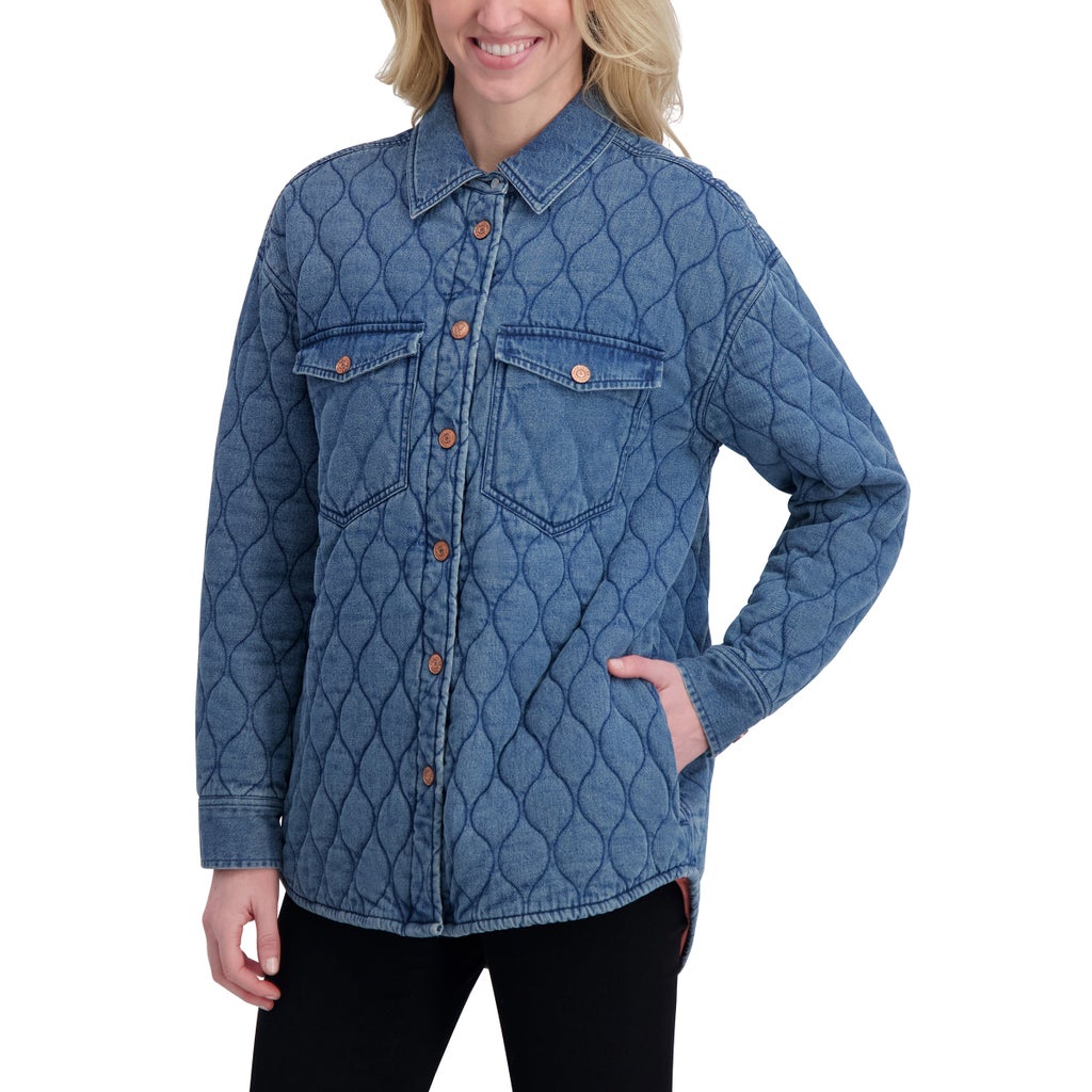 Pepe Jeans Women’s Denim Shirt Jacket - Blue