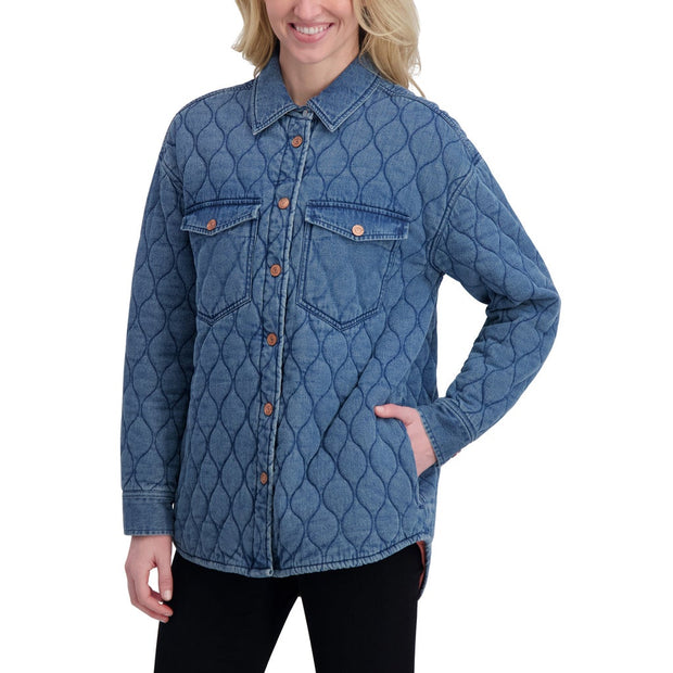 Pepe Jeans Women’s Denim Shirt Jacket - Blue