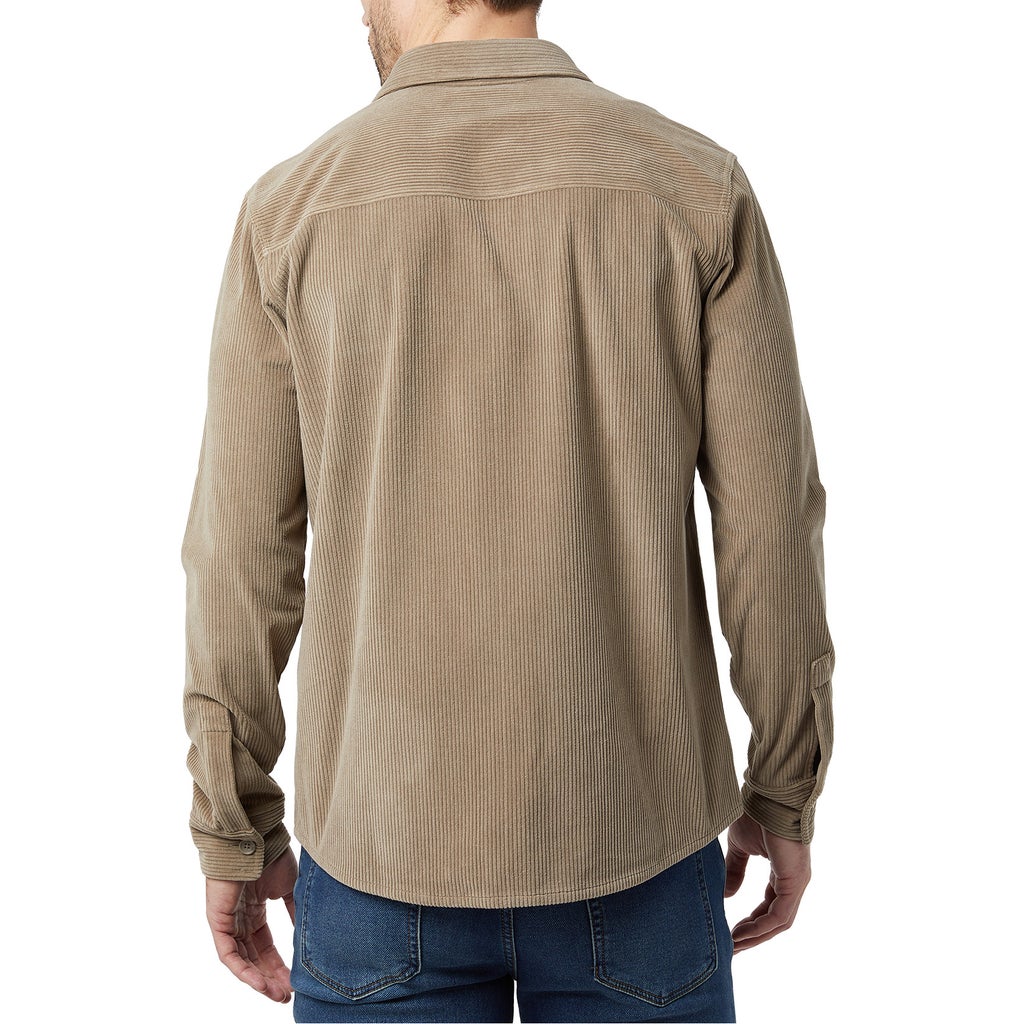 32 Degrees Men's Corduroy Long Sleeve Overshirt
