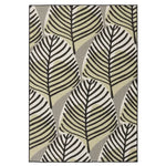 Viana Carnival Collection Leaf Indoor/Outdoor Area Rug