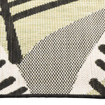 Viana Carnival Collection Leaf Indoor/Outdoor Area Rug