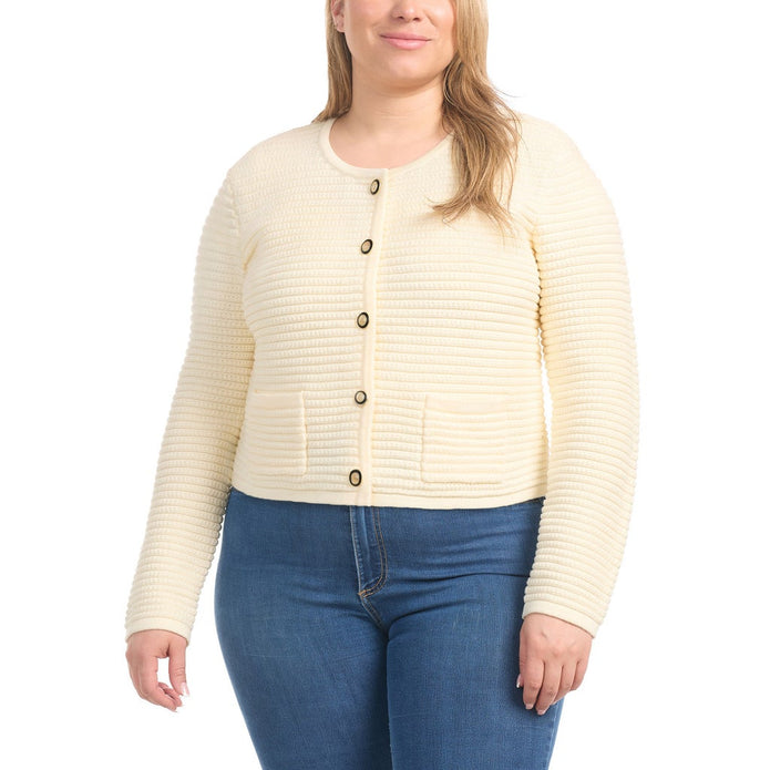 Hilary Radley Women's Button Front Cardigan