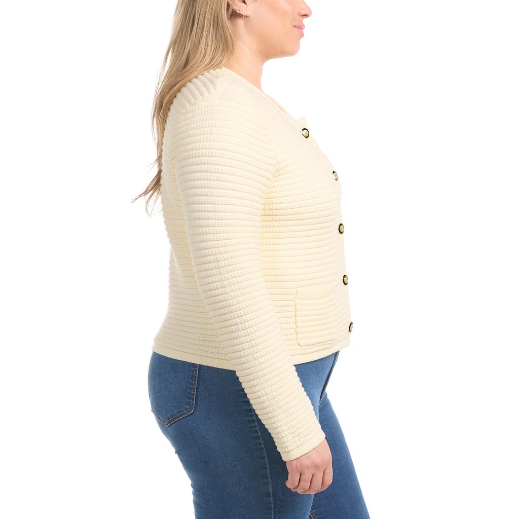 Hilary Radley Women's Button Front Cardigan