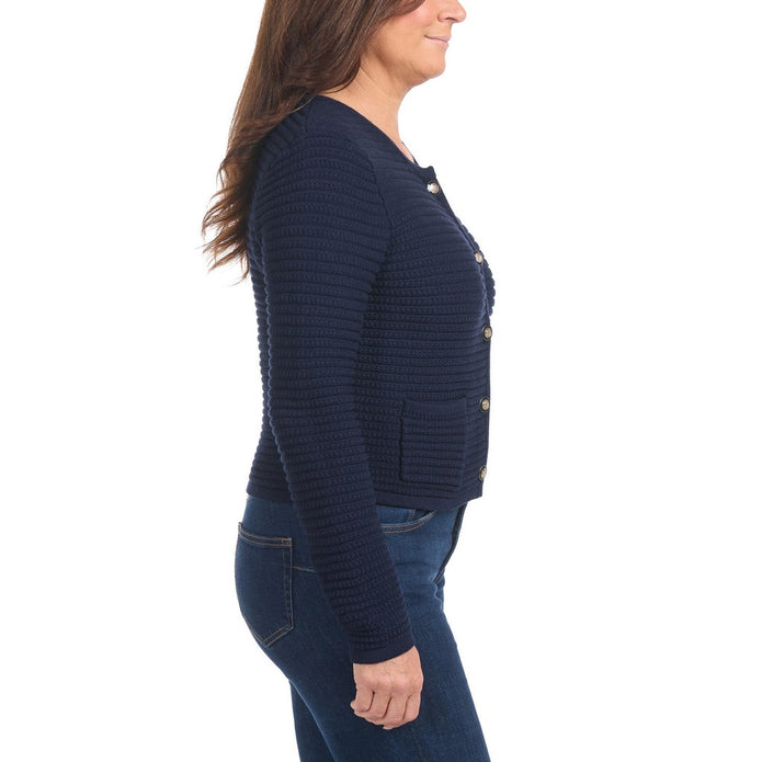 Hilary Radley Women's Button Front Cardigan