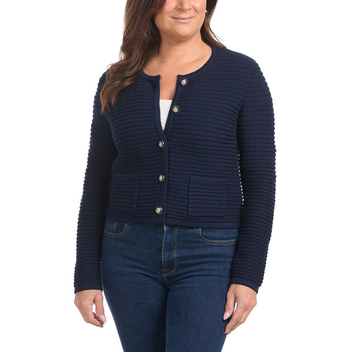 Hilary Radley Women's Button Front Cardigan