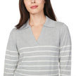 Loft Women’s Fine Knit Sweater with Johnny Collar