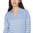 Loft Women’s Fine Knit Sweater with Johnny Collar