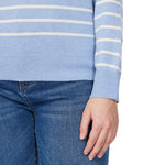 Loft Women’s Fine Knit Sweater with Johnny Collar