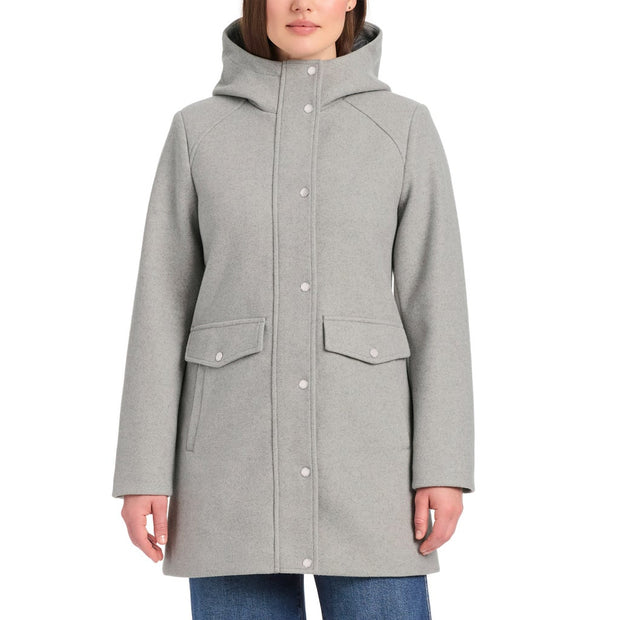 Vince Camuto Women's Faux Wool Coat - Grey