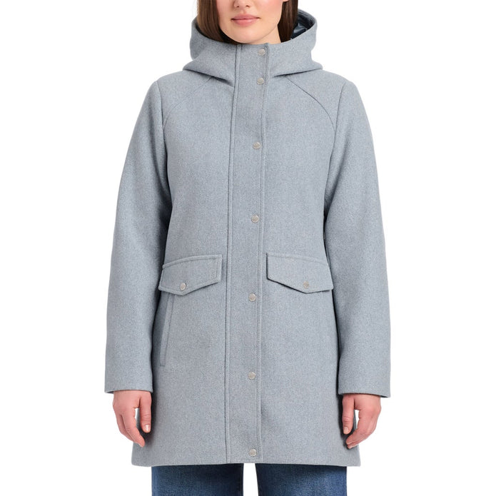Vince Camuto Women's Faux Wool Coat - Light Blue