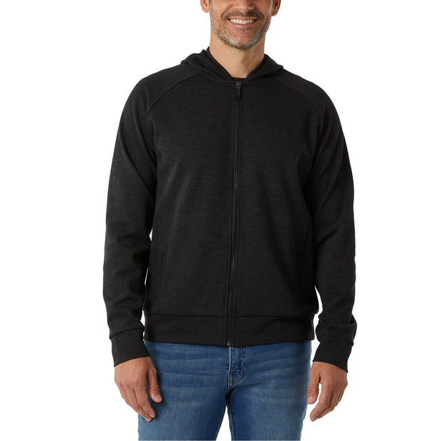 32 Degrees Men's Full Zip Hoodie - Black