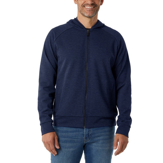 32 Degrees Men's Full Zip Hoodie - Navy