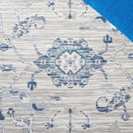 Safavieh Sunrise Collection Azure Indoor/Outdoor Reversible Area Rug