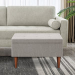King Fabric Upholstered Storage Ottoman