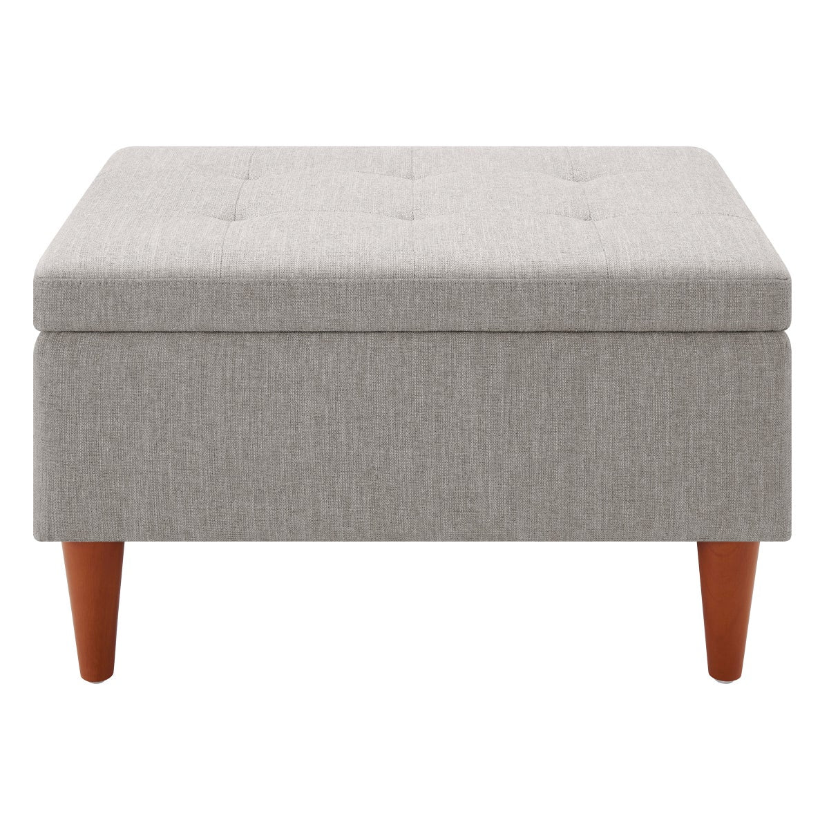 King Fabric Upholstered Storage Ottoman