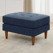 King Fabric Upholstered Ottoman
