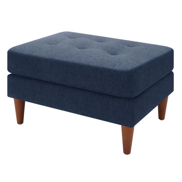 King Fabric Upholstered Ottoman