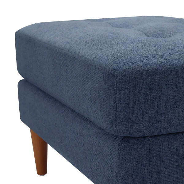 King Fabric Upholstered Ottoman
