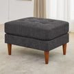 King Fabric Upholstered Ottoman
