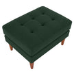King Fabric Upholstered Ottoman