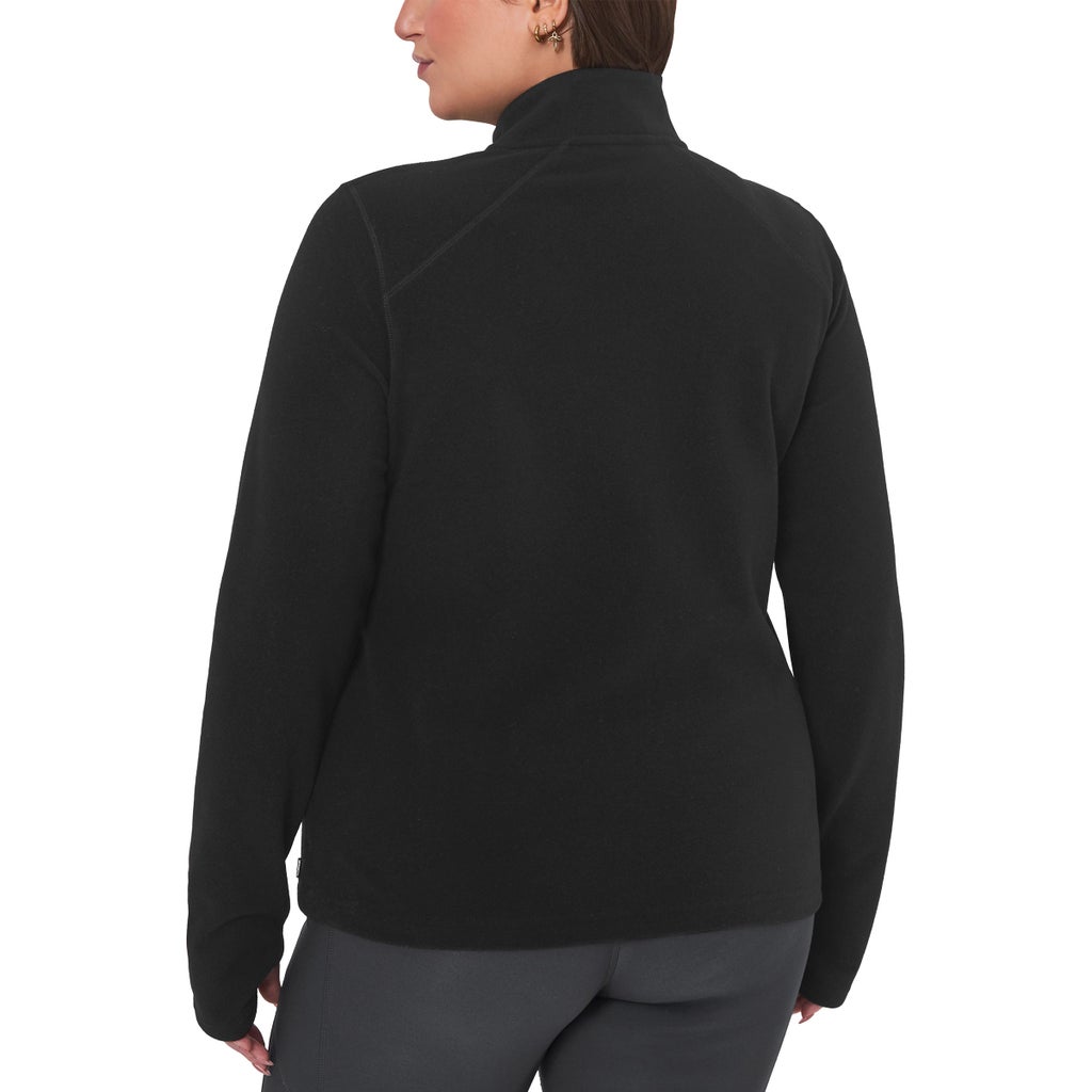 Mondetta Women's Quarter Zip Micro Polar Fleece Pullover