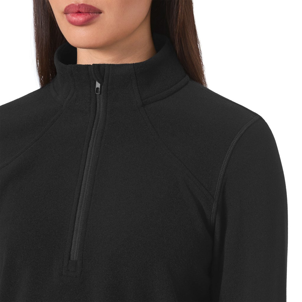 Mondetta Women's Quarter Zip Micro Polar Fleece Pullover