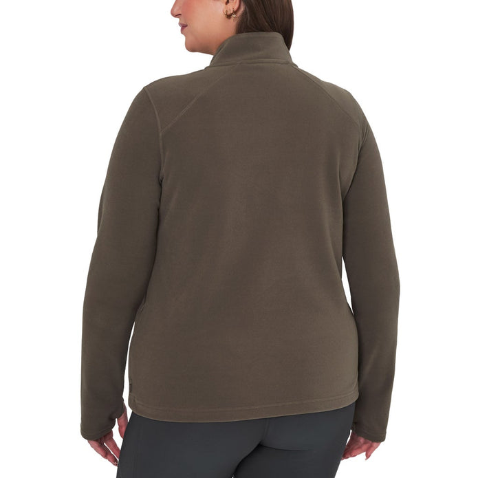 Mondetta Women's Quarter Zip Micro Polar Fleece Pullover