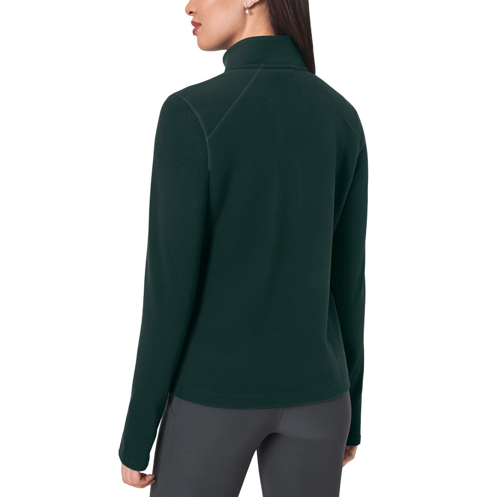 Mondetta Women's Quarter Zip Micro Polar Fleece Pullover