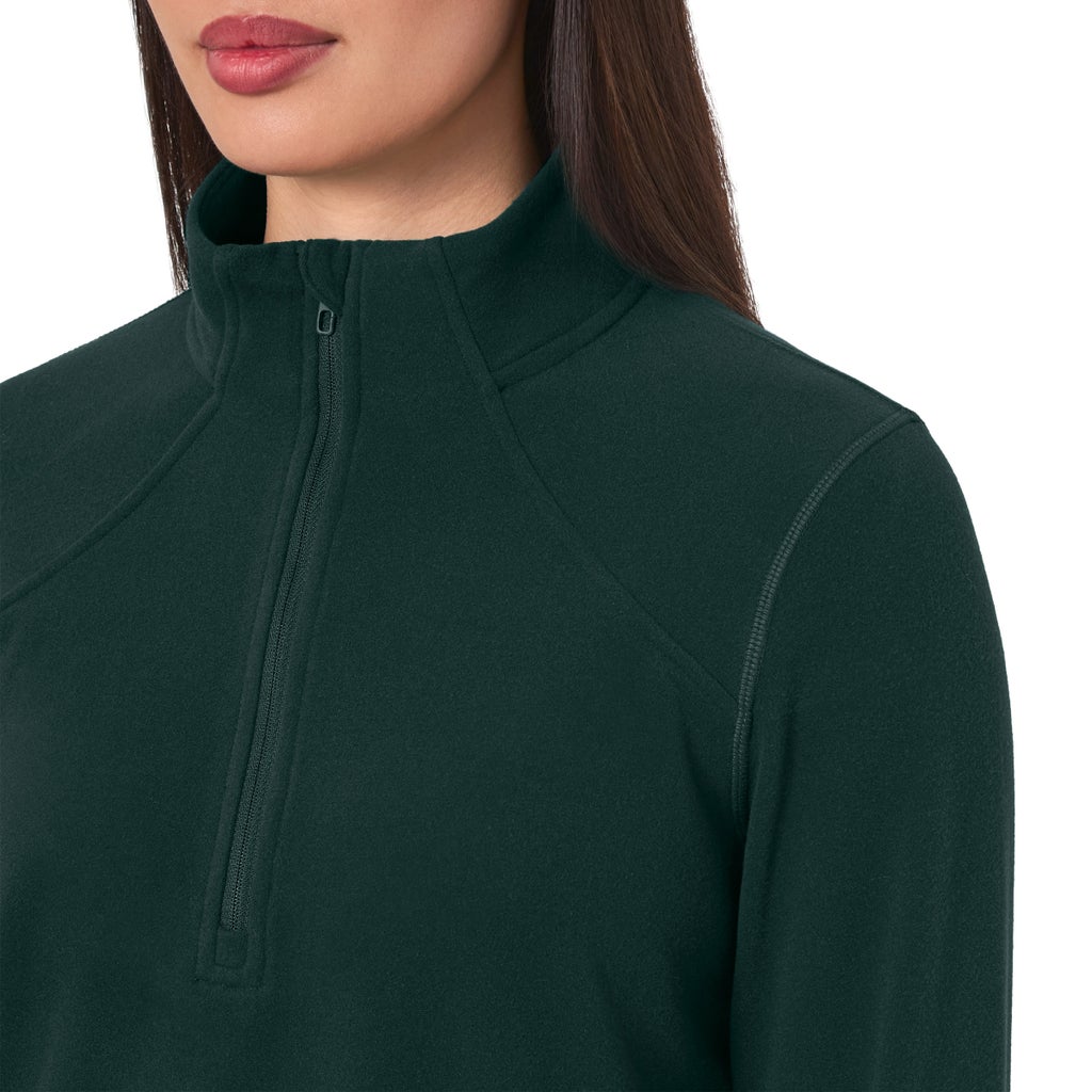 Mondetta Women's Quarter Zip Micro Polar Fleece Pullover
