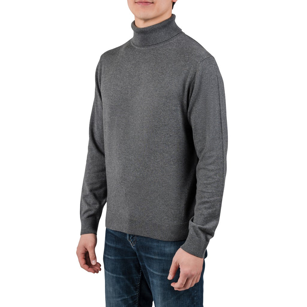 Rough Dress Men's Long Sleeve Turtle Neck
