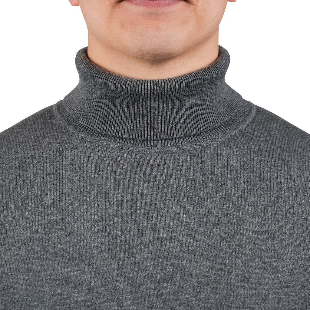 Rough Dress Men's Long Sleeve Turtle Neck