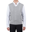 United Colors of Benetton Men's Cable Knit Vest