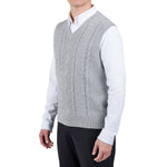 United Colors of Benetton Men's Cable Knit Vest