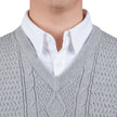 United Colors of Benetton Men's Cable Knit Vest