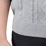 United Colors of Benetton Men's Cable Knit Vest