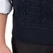 United Colors of Benetton Men's Cable Knit Vest