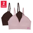 DKNY Women's Seamless Bra, 2-pack - Pink