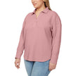 Buffalo Women’s Waffle V-neck Collar Top
