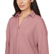 Buffalo Women’s Waffle V-neck Collar Top
