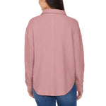 Buffalo Women’s Waffle V-neck Collar Top
