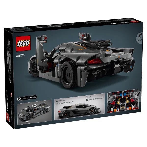 LEGO Technic Koenigsegg Jesko Absolut Grey Hypercar Sports Car