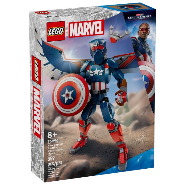 LEGO Marvel New Captain America Construction Figure