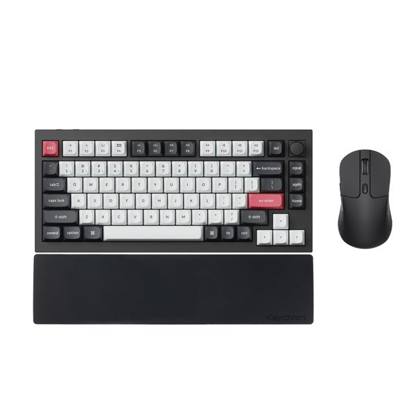 Keychron Q1 HE Magnetic Switch Keyboard and M3 Mouse Bundle with Palmrest