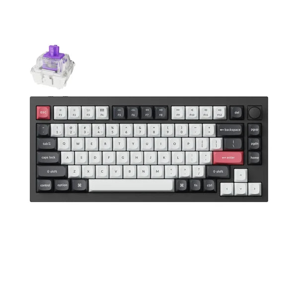Keychron Q1 HE Magnetic Switch Keyboard and M3 Mouse Bundle with Palmrest